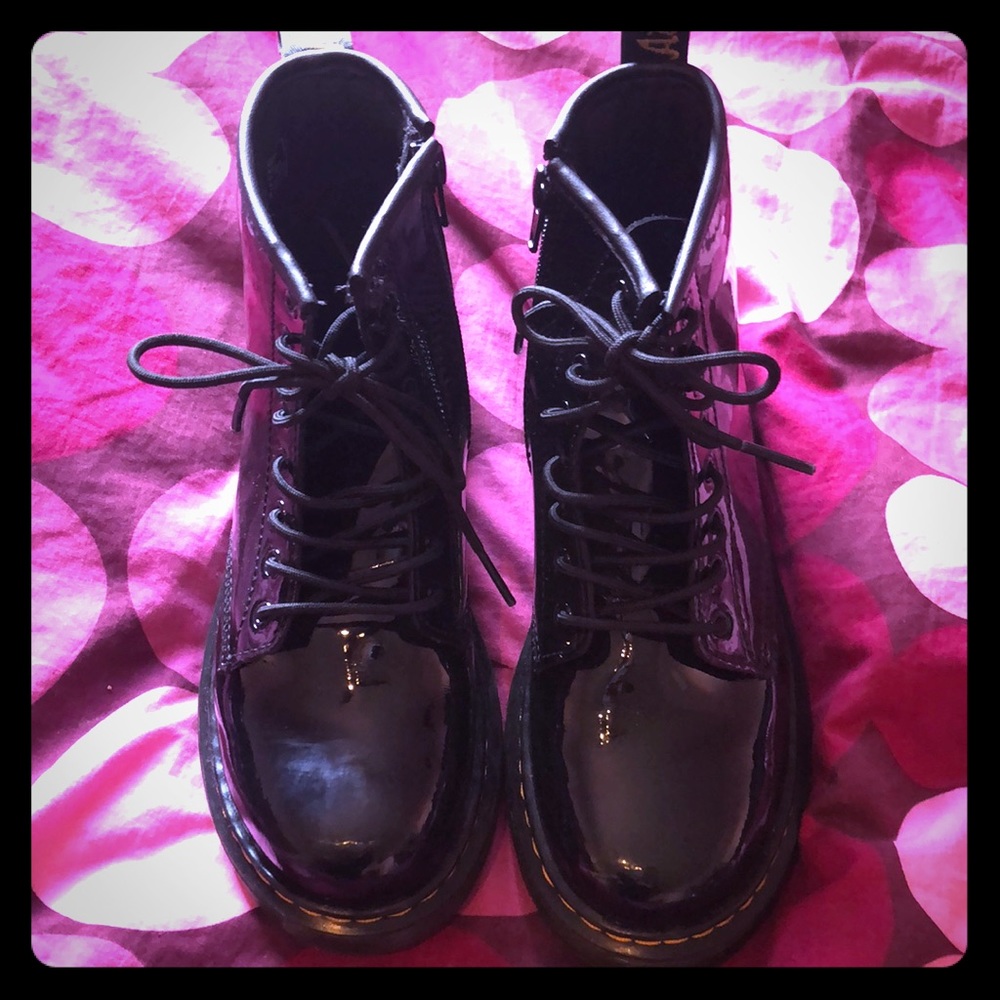 WORN ONCE Doc Martens - Patten Leather